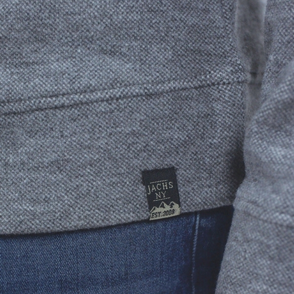 NWT Jachs New York Men’s Crew Neck Super Soft Charcoal Various Size - Picture 2 of 10